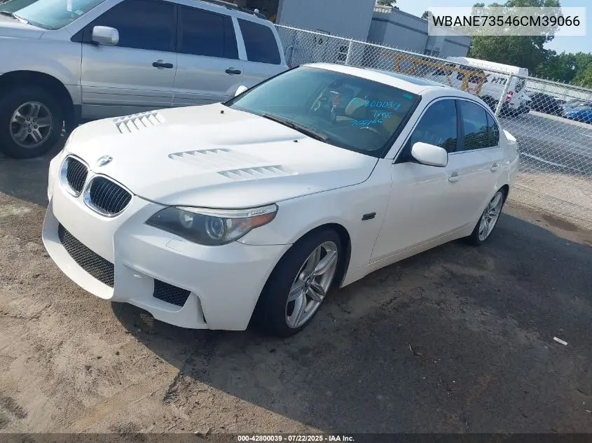 2006 BMW 530I VIN: WBANE73546CM39066 Lot: 42800039