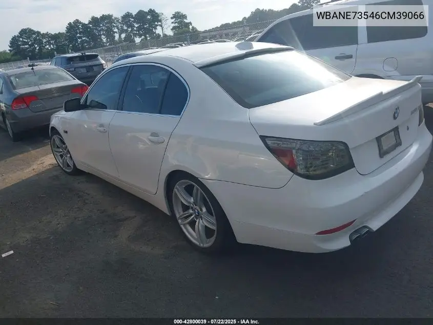 2006 BMW 530I VIN: WBANE73546CM39066 Lot: 42800039