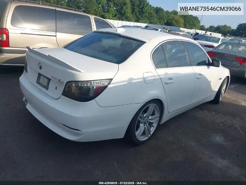 2006 BMW 530I VIN: WBANE73546CM39066 Lot: 42800039