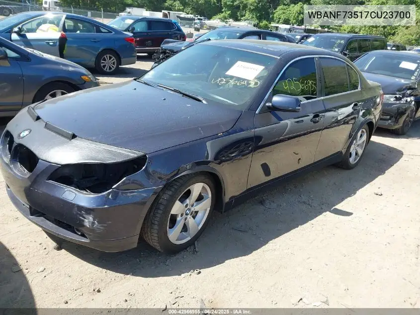 2007 BMW 530Xi VIN: WBANF73517CU23700 Lot: 42566955