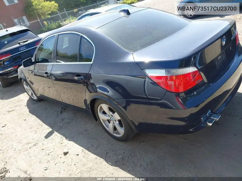 2007 BMW 530Xi VIN: WBANF73517CU23700 Lot: 42566955
