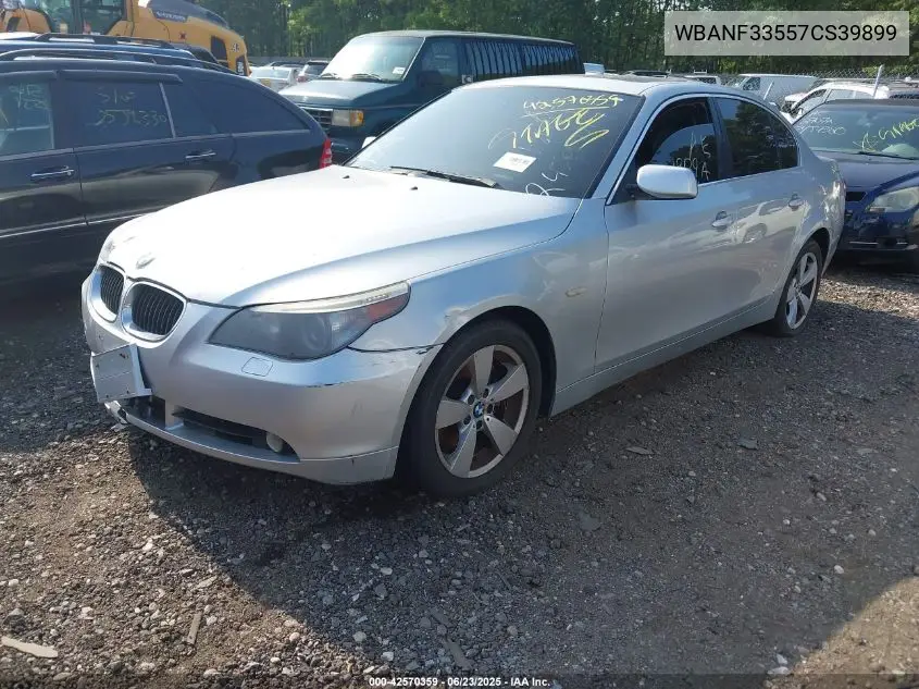 2007 BMW 525Xi VIN: WBANF33557CS39899 Lot: 42570359