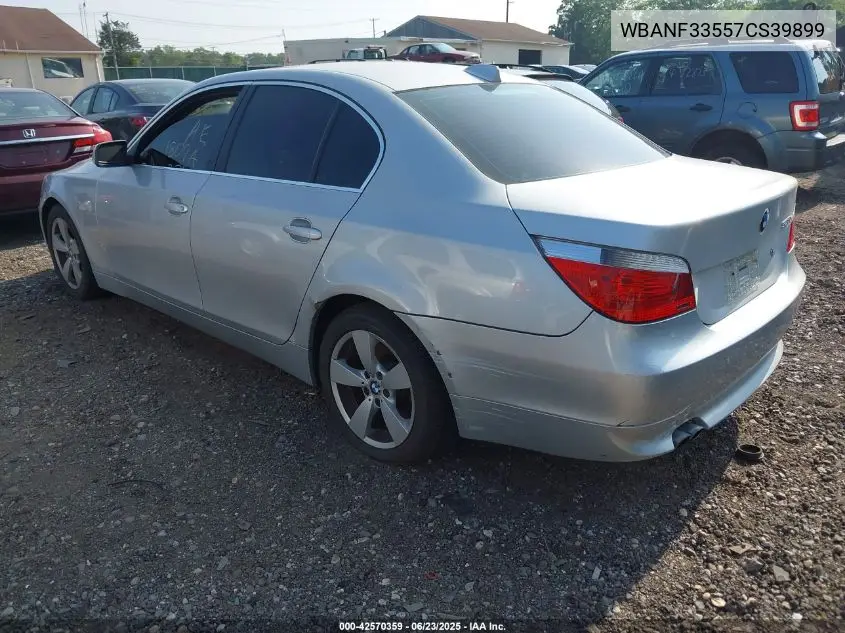 2007 BMW 525Xi VIN: WBANF33557CS39899 Lot: 42570359