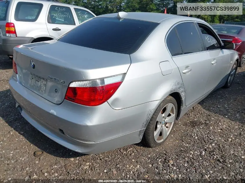2007 BMW 525Xi VIN: WBANF33557CS39899 Lot: 42570359