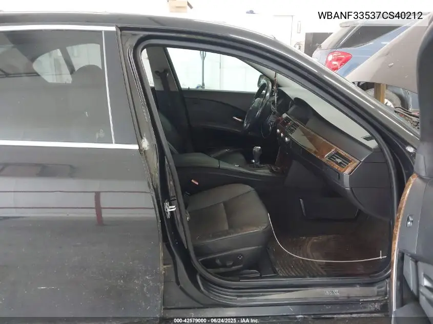 2007 BMW 525Xi VIN: WBANF33537CS40212 Lot: 42579000