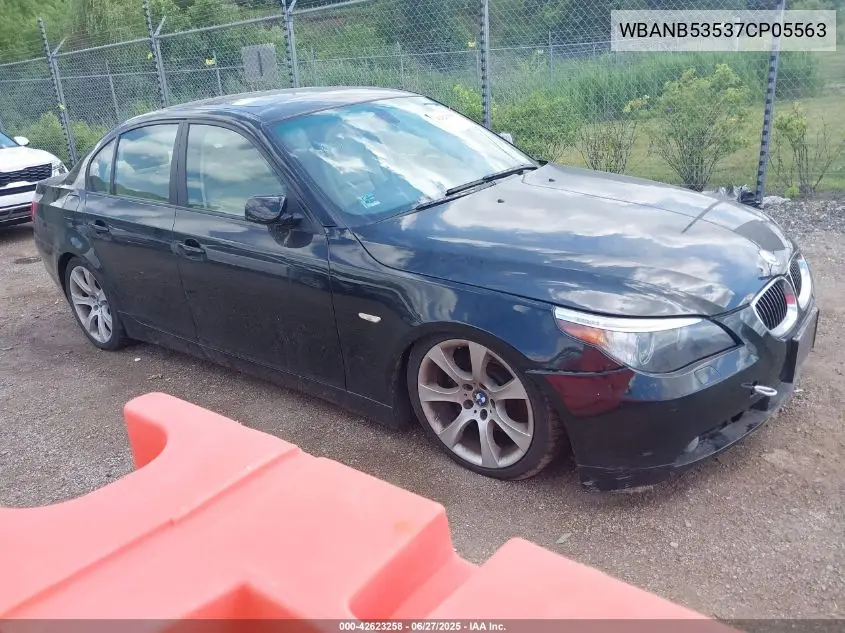 2007 BMW 550I VIN: WBANB53537CP05563 Lot: 42623258