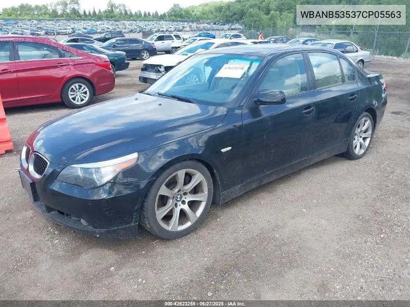 2007 BMW 550I VIN: WBANB53537CP05563 Lot: 42623258
