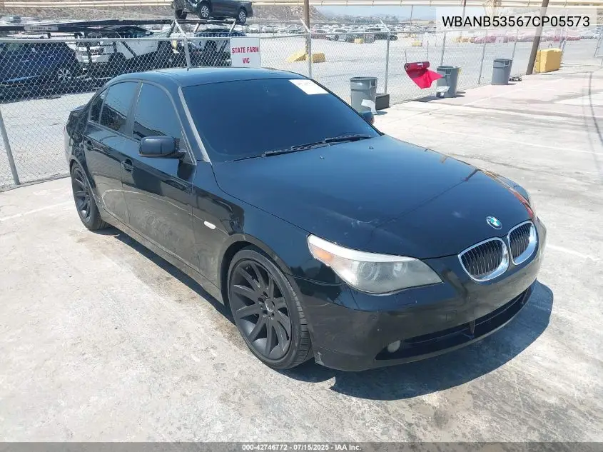 2007 BMW 550I VIN: WBANB53567CP05573 Lot: 42746772