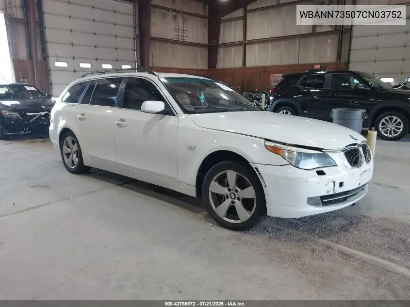 2007 BMW 530Xit VIN: WBANN73507CN03752 Lot: 42786572