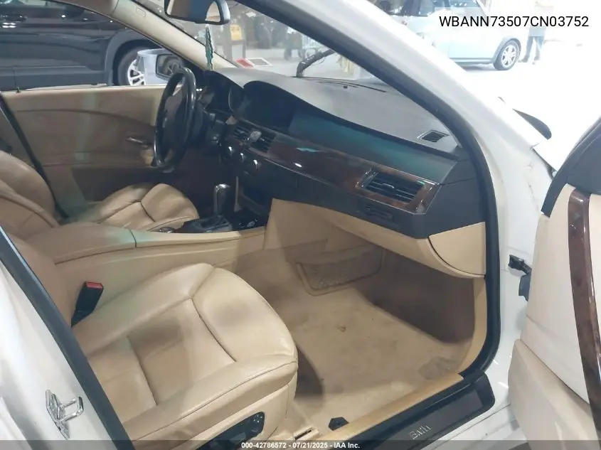 2007 BMW 530Xit VIN: WBANN73507CN03752 Lot: 42786572