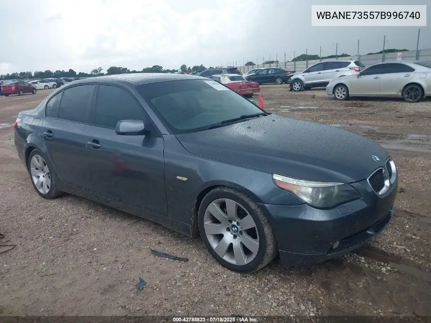 2007 BMW 530I VIN: WBANE73557B996740 Lot: 42788823