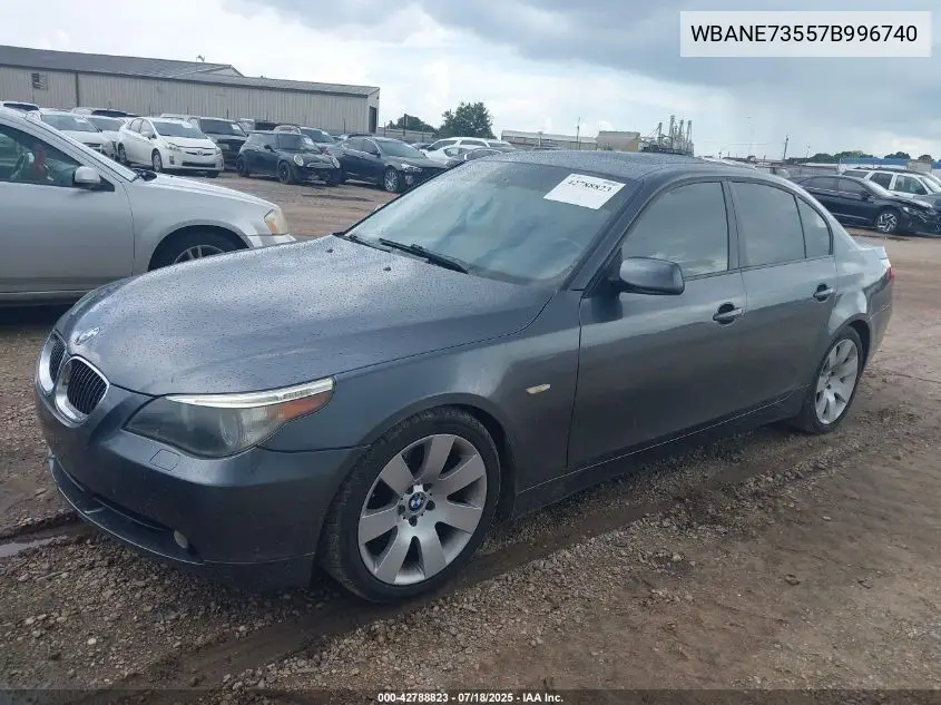 2007 BMW 530I VIN: WBANE73557B996740 Lot: 42788823