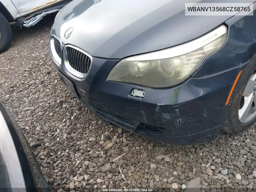 2008 BMW 528Xi VIN: WBANV13568CZ58765 Lot: 42262490