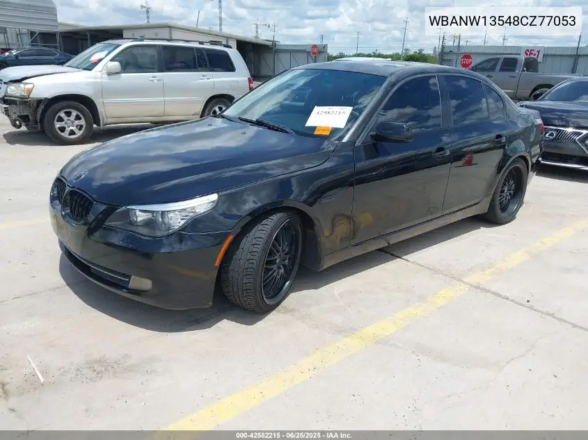 2008 BMW 535I VIN: WBANW13548CZ77053 Lot: 42582215