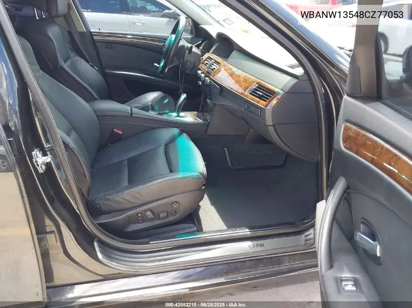 2008 BMW 535I VIN: WBANW13548CZ77053 Lot: 42582215