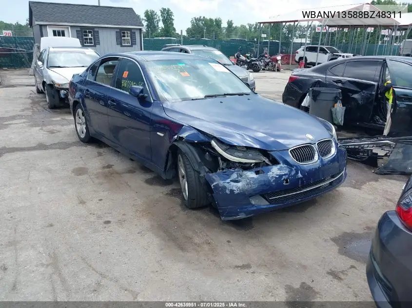 2008 BMW 528Xi VIN: WBANV13588BZ48311 Lot: 42635951
