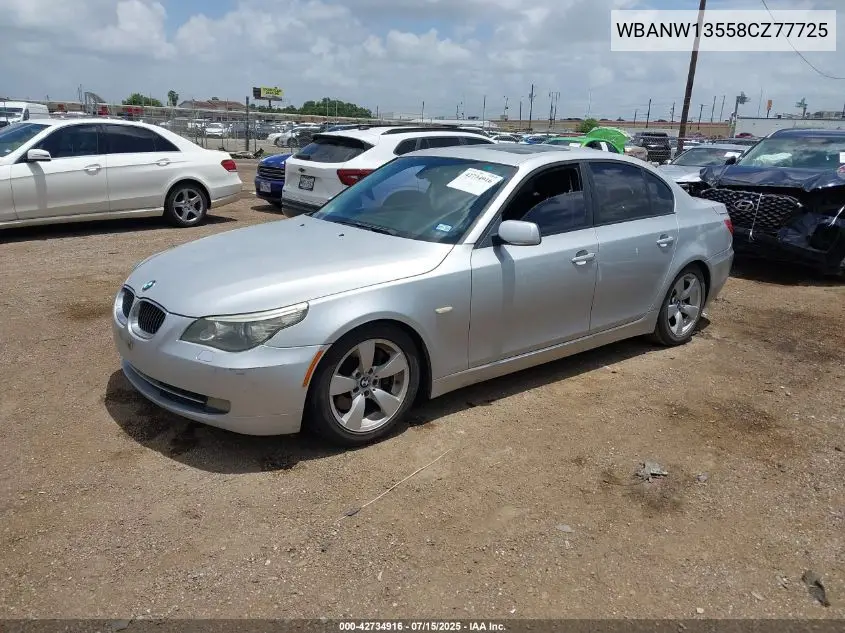 2008 BMW 535I VIN: WBANW13558CZ77725 Lot: 42734916