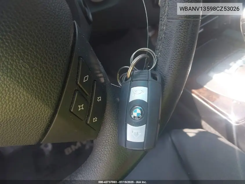 2008 BMW 528Xi VIN: WBANV13598CZ53026 Lot: 42737083