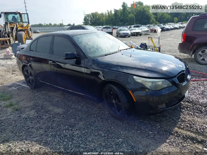 2008 BMW 528Xi VIN: WBANV13548CZ55282 Lot: 42739527