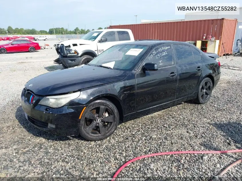 2008 BMW 528Xi VIN: WBANV13548CZ55282 Lot: 42739527