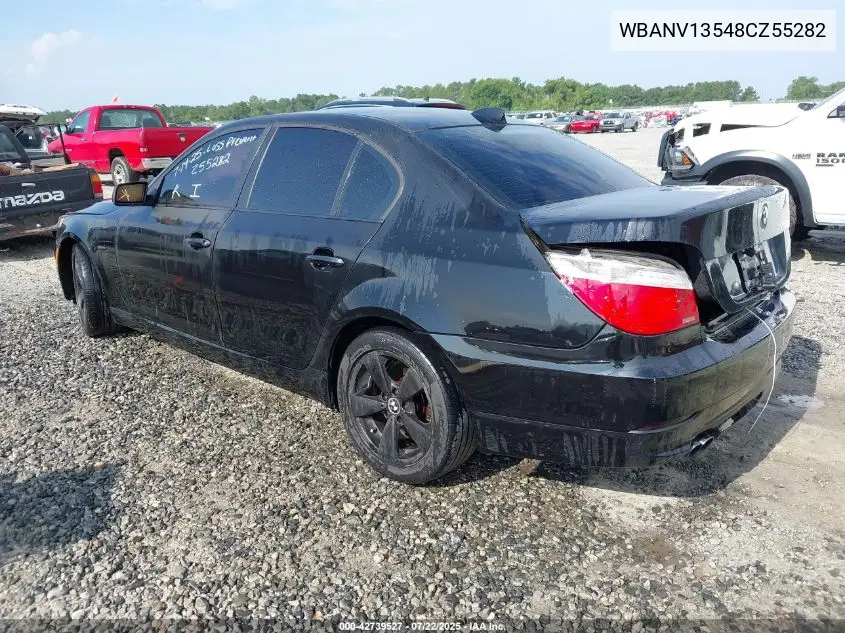 2008 BMW 528Xi VIN: WBANV13548CZ55282 Lot: 42739527