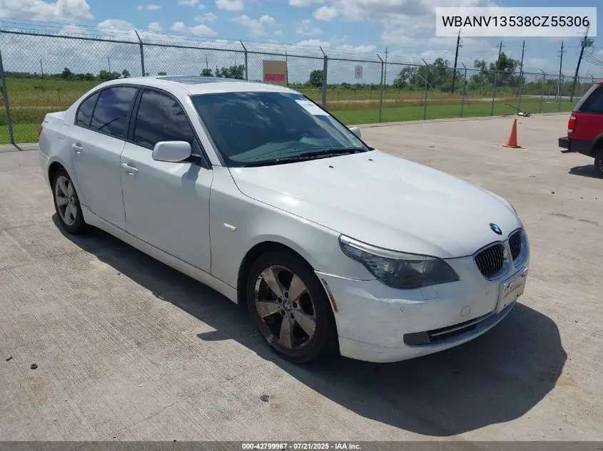 2008 BMW 528Xi VIN: WBANV13538CZ55306 Lot: 42799967