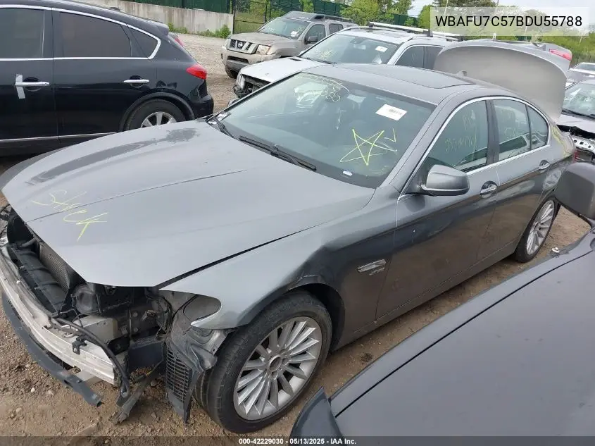 2011 BMW 535I xDrive VIN: WBAFU7C57BDU55788 Lot: 42229030