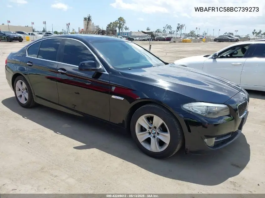 2011 BMW 528I VIN: WBAFR1C58BC739273 Lot: 42249413