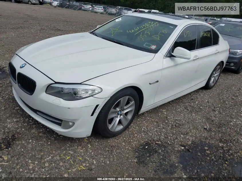 2011 BMW 528I VIN: WBAFR1C56BDJ97763 Lot: 42619383