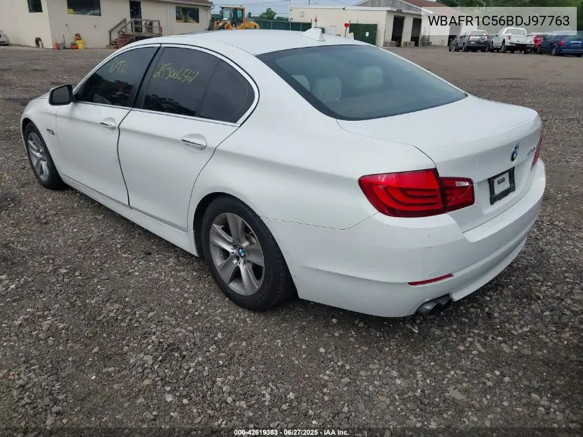 2011 BMW 528I VIN: WBAFR1C56BDJ97763 Lot: 42619383