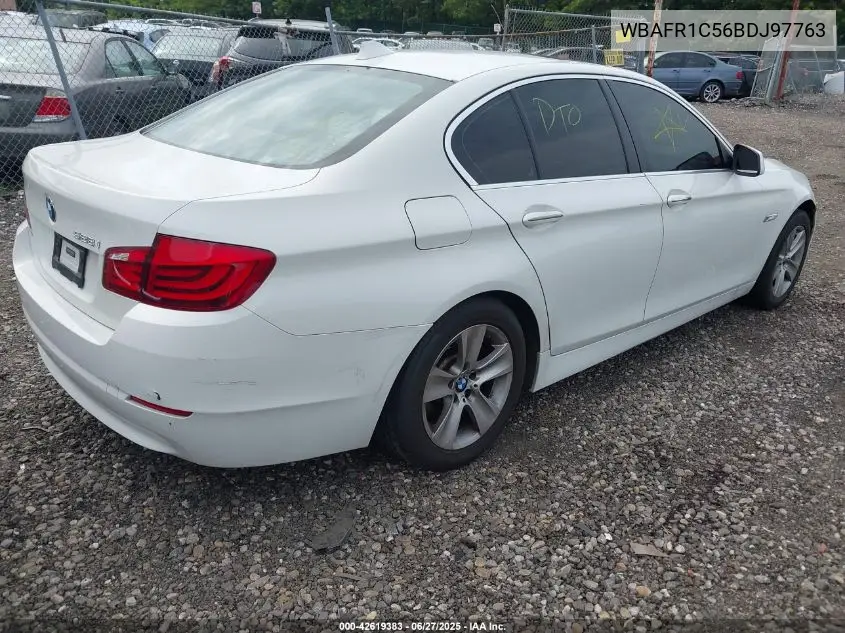 2011 BMW 528I VIN: WBAFR1C56BDJ97763 Lot: 42619383