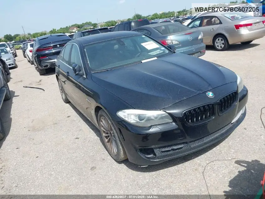 2011 BMW 535 I VIN: WBAFR7C57BC607205 Lot: 42625537