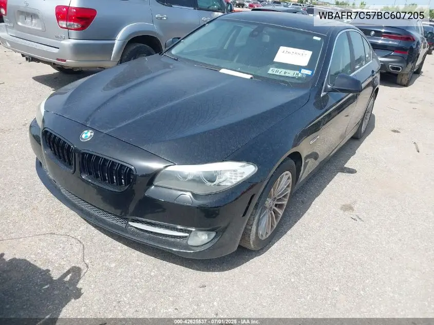 2011 BMW 535 I VIN: WBAFR7C57BC607205 Lot: 42625537