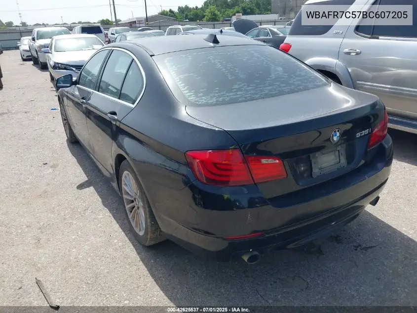2011 BMW 535 I VIN: WBAFR7C57BC607205 Lot: 42625537