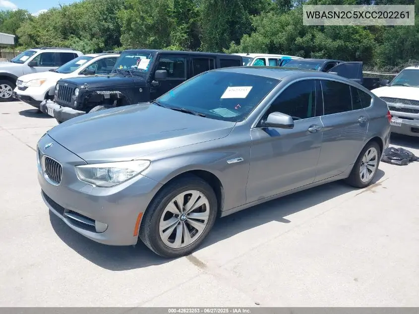 2012 BMW 535I Gran Turismo VIN: WBASN2C5XCC202261 Lot: 42623253
