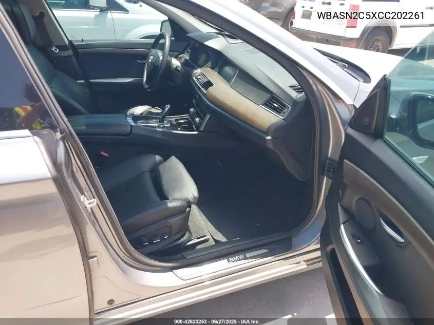 2012 BMW 535I Gran Turismo VIN: WBASN2C5XCC202261 Lot: 42623253