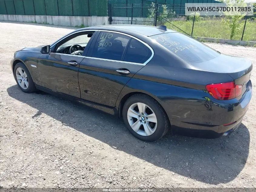 2013 BMW 528I xDrive VIN: WBAXH5C57DD112835 Lot: 42224927