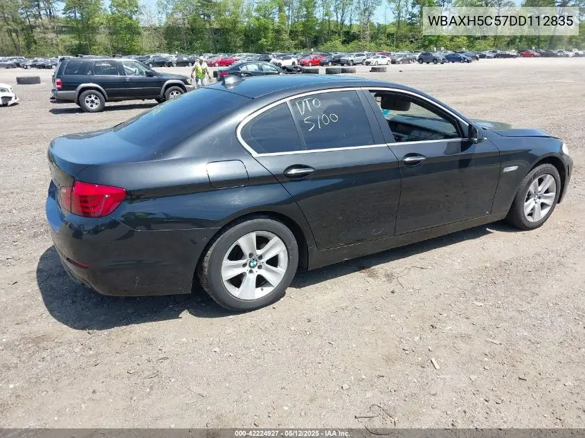 2013 BMW 528I xDrive VIN: WBAXH5C57DD112835 Lot: 42224927