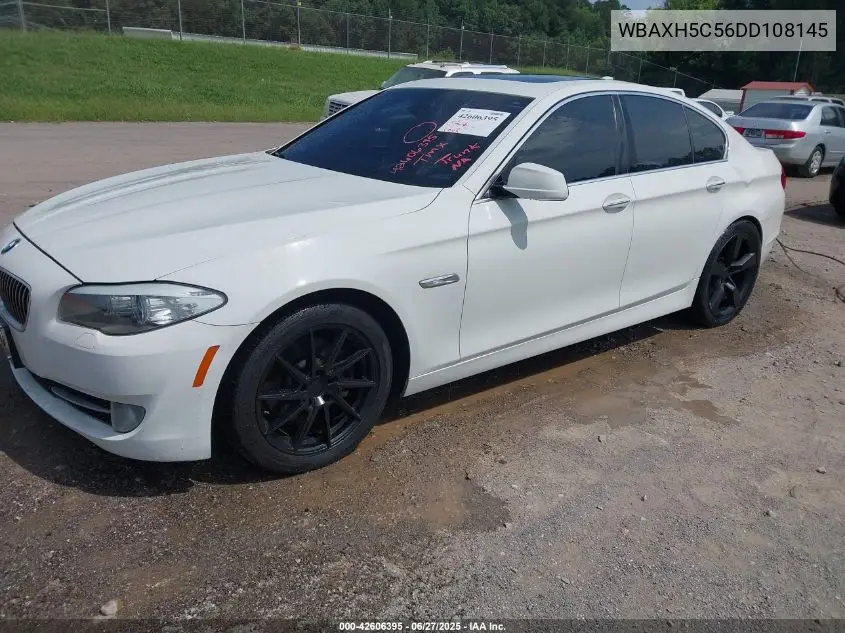 2013 BMW 528I xDrive VIN: WBAXH5C56DD108145 Lot: 42606395