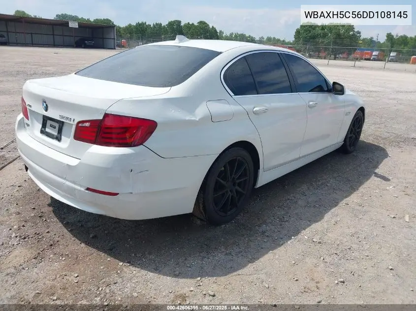 2013 BMW 528I xDrive VIN: WBAXH5C56DD108145 Lot: 42606395