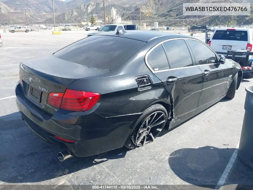 2014 BMW 535I VIN: WBA5B1C5XED476766 Lot: 41744110