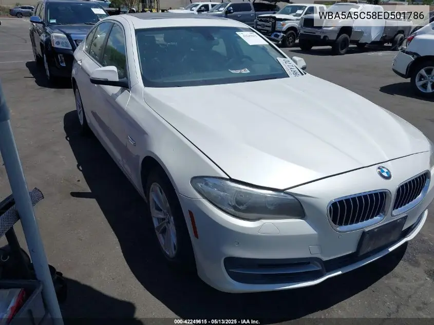 2014 BMW 528I VIN: WBA5A5C58ED501786 Lot: 42249615