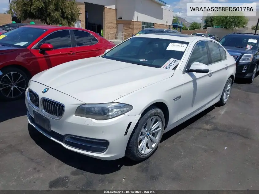 2014 BMW 528I VIN: WBA5A5C58ED501786 Lot: 42249615