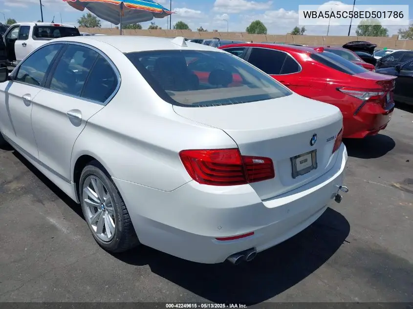 2014 BMW 528I VIN: WBA5A5C58ED501786 Lot: 42249615