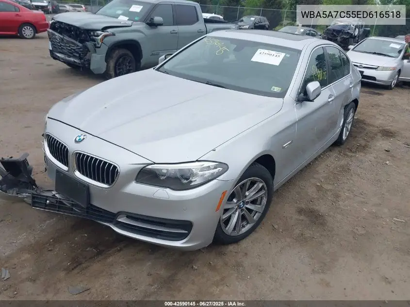 2014 BMW 528I xDrive VIN: WBA5A7C55ED616518 Lot: 42590145