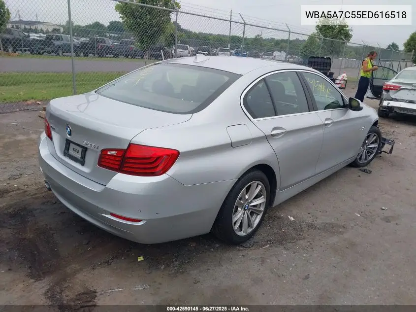 2014 BMW 528I xDrive VIN: WBA5A7C55ED616518 Lot: 42590145