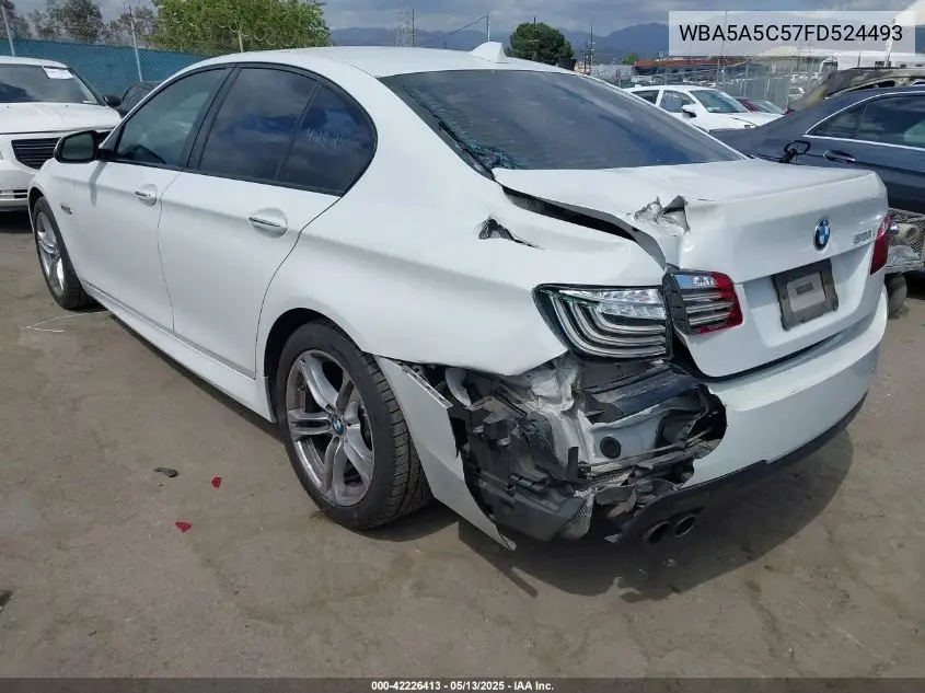2015 BMW 528I VIN: WBA5A5C57FD524493 Lot: 42226413