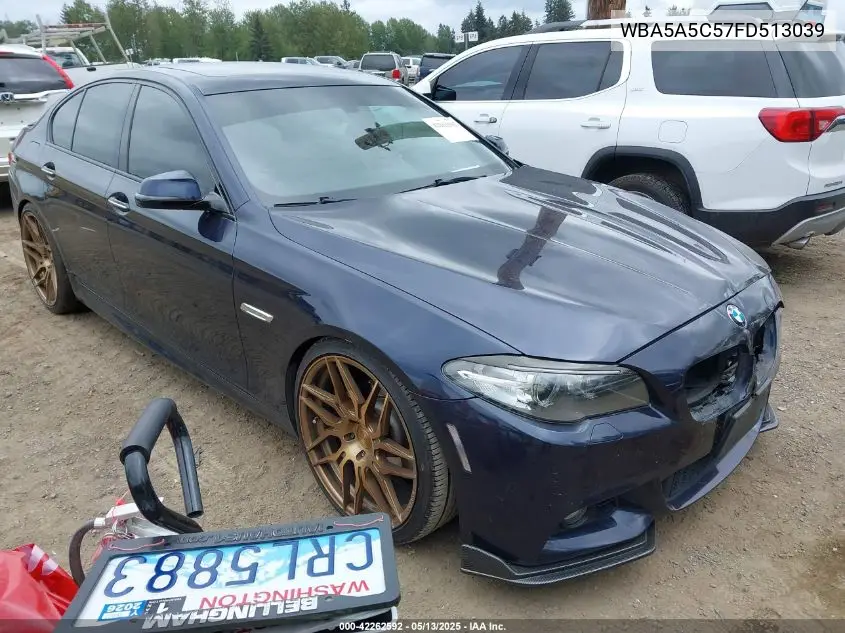 2015 BMW 528I VIN: WBA5A5C57FD513039 Lot: 42262592