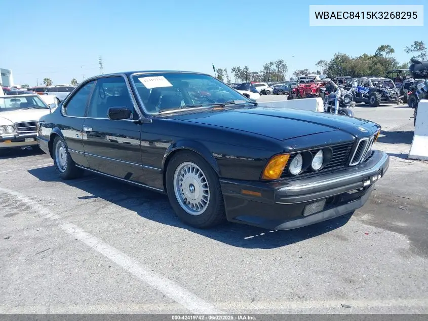 1989 BMW 635 Csi Automatic VIN: WBAEC8415K3268295 Lot: 42419742