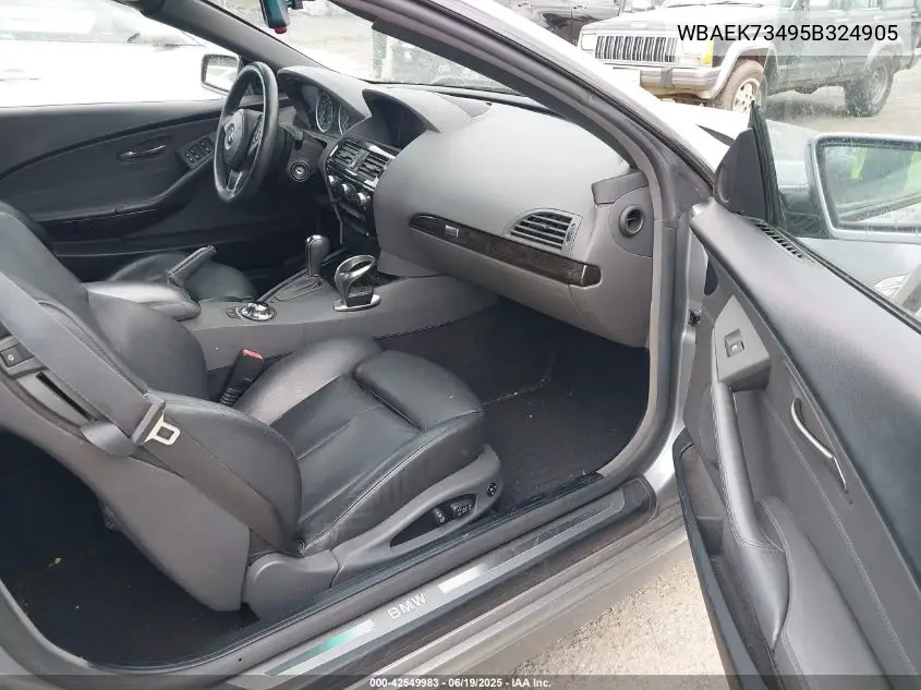 2005 BMW 645Ci VIN: WBAEK73495B324905 Lot: 42549983